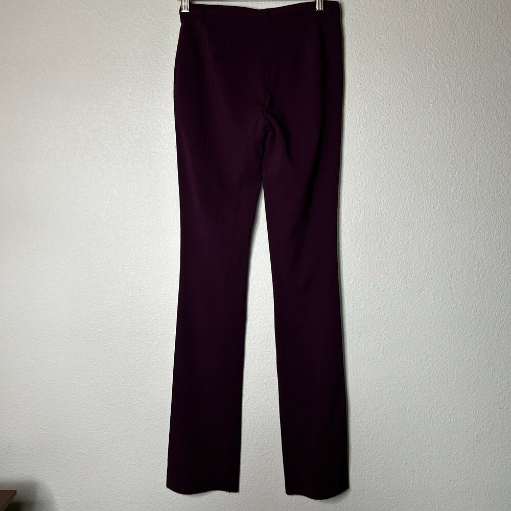 Dolce & Gabbana NWT Pants Size 40 US‎ 4 Wool Viscose Blend Plum Purple Designer